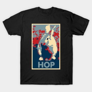 Bunny Rabbit Hop Political Parody T-Shirt